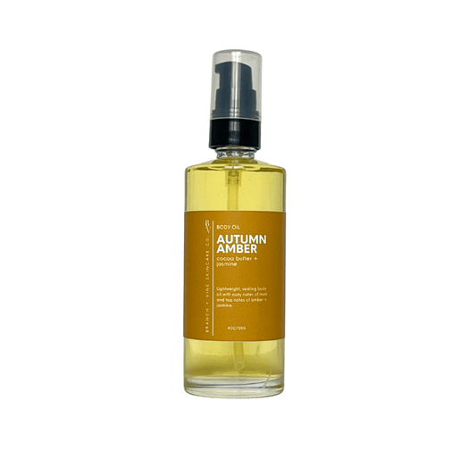 Autumn Amber Body Oil - Branch + Vine Skincare Co.-Body Oil