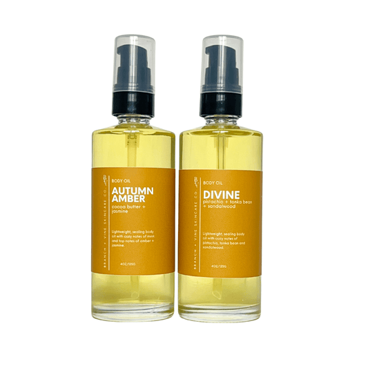 Autumn Amber + Divine Body Oil - Branch + Vine Skincare Co.-Body Oil
