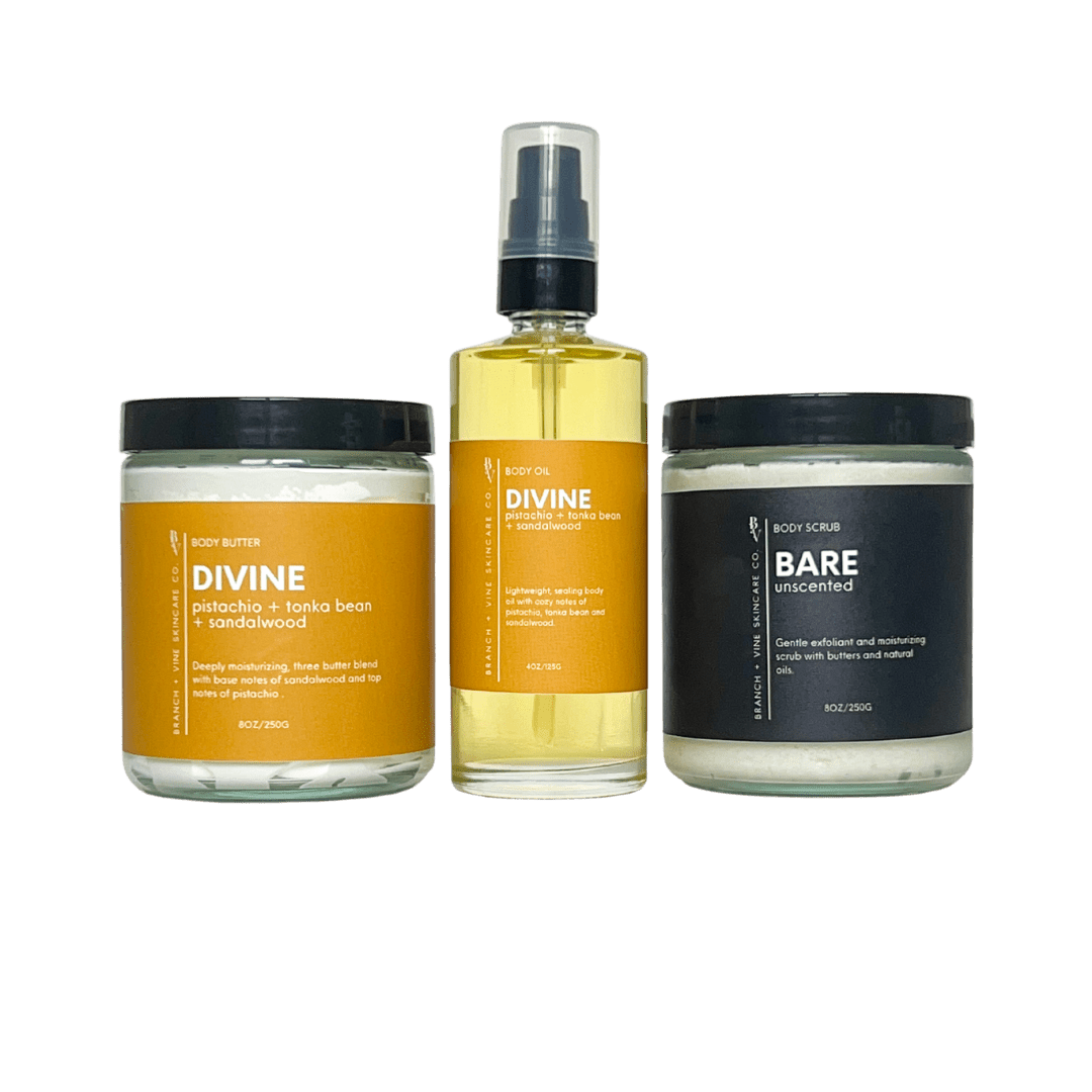 Divine Ritual Set - Branch + Vine Skincare Co.-Bath & Body Set